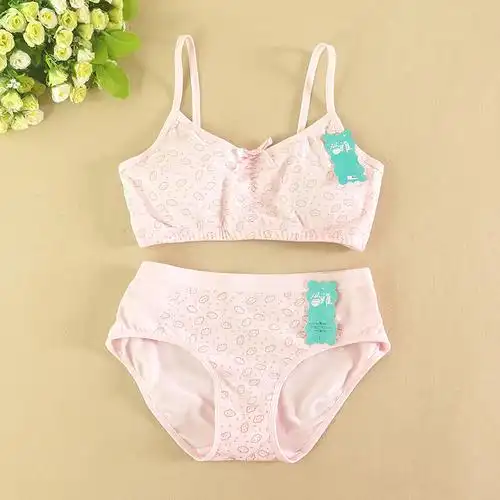 棉质女童文胸夏儿童小背心女孩带内衣小学生育期胸罩少女抹胸