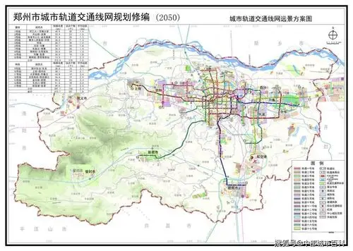 原创中部六省会地铁当前远期规模大对比六座城市规模等差层次分明