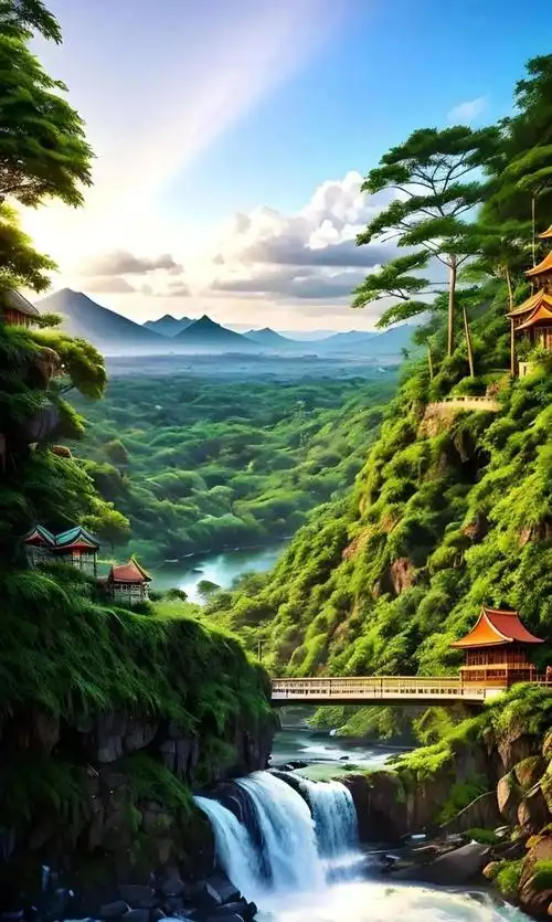 哇太美太美了人间仙境啊看到这美景仙境瞬间就被治愈了