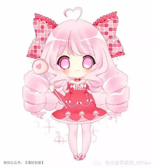 漫画素材丨q版动漫人物(女)临摹资料大放送