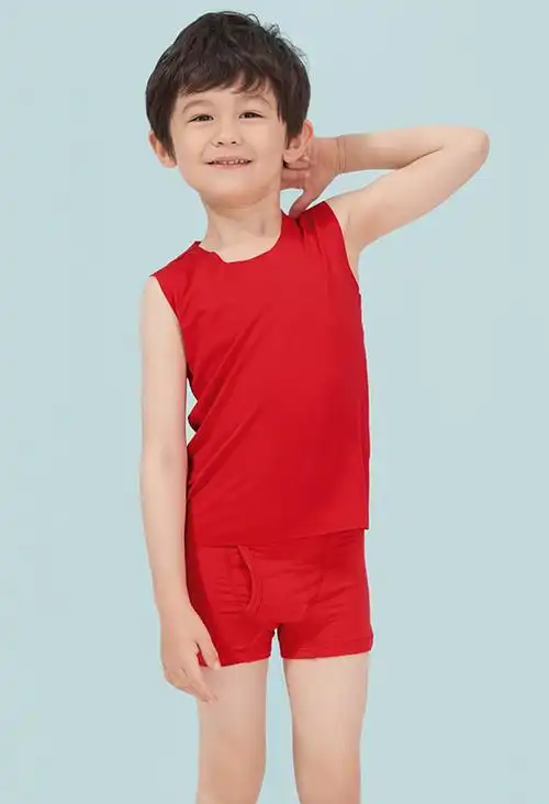 爱慕儿童太阳使者男孩中腰平角内裤ak223p71