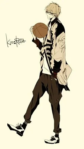 插画 打篮球的男生有的帅有的不帅