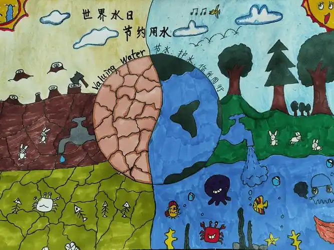 今日好绘画53丨节约用水