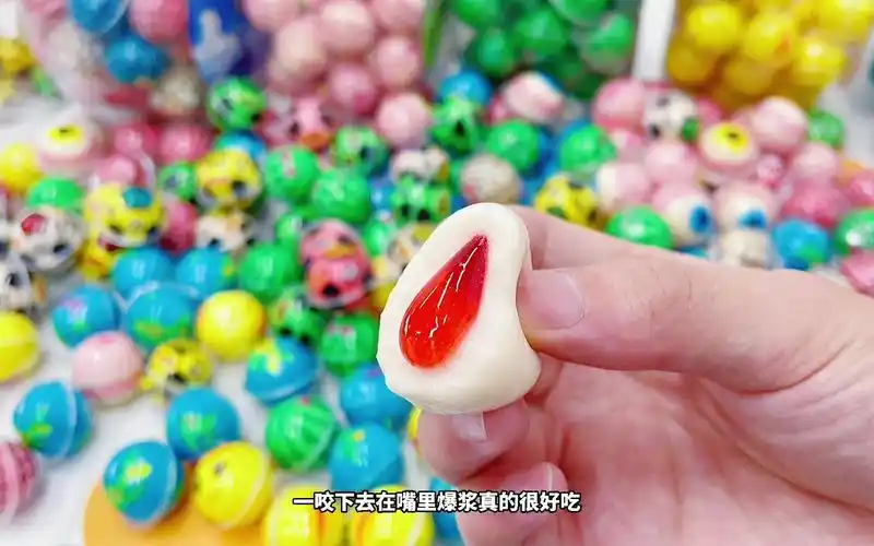 最近火爆的流心眼球糖,好吃又好玩,你尝试过了吗