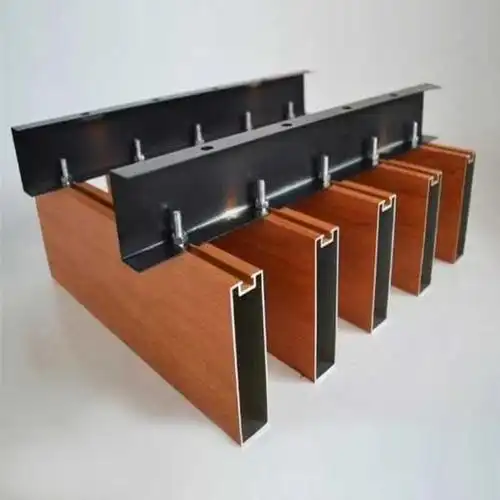 铝合金方管吊顶天花吊顶龙骨装饰工业型材木纹铝材厂家现货批发