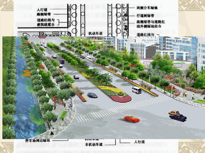 植物配置道路绿化篇