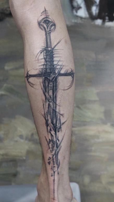 男生小腿纹身纹什么比较好看3