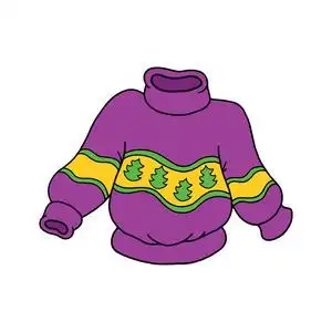 可爱的卡通外套,白色背景,儿童打印,t恤,彩色书,有趣和友好的性格,为