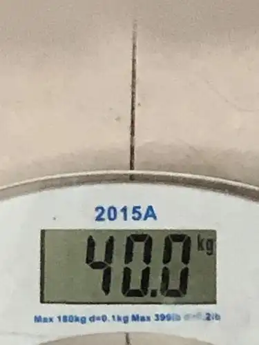 图上是饭后体重