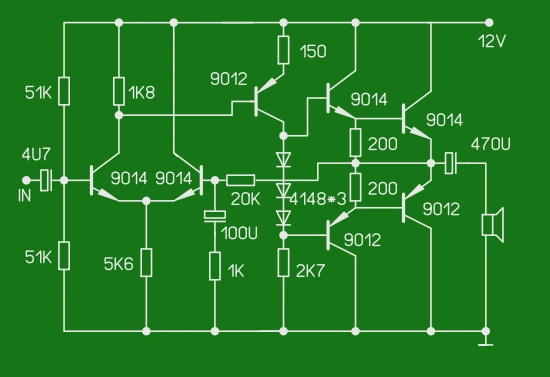 用882三极管怎么做功放求解答