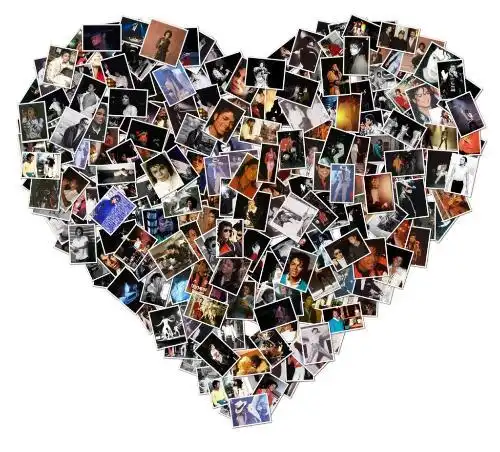 如何用多少张照片拼成心形照片墙?有图片最好