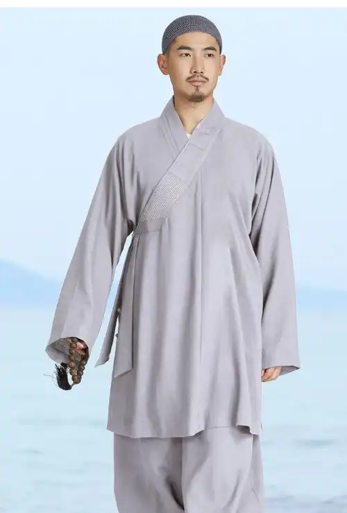 弘通僧服罗汉褂日本麻僧衣大褂四季款出家人和尚服装舒适男女僧袍