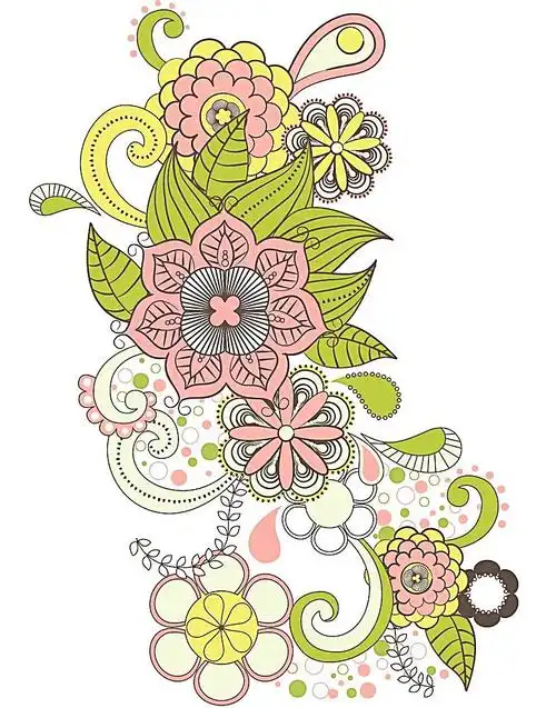 手绘装饰花纹背景素材设计元素素材免费下载(图片编号:5989486)-六