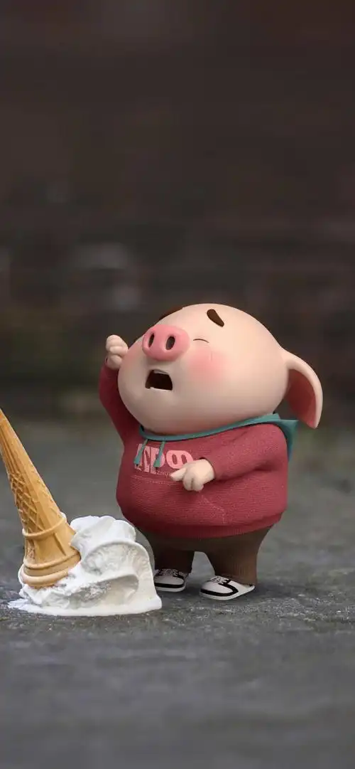 可爱猪壁纸