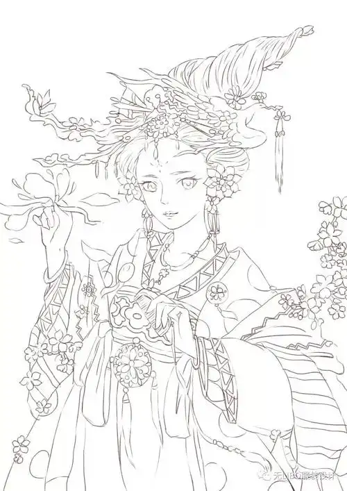 游戏动漫人物造型专业手绘技法古风篇