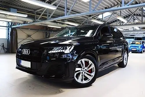 新款奥迪q7,造型非常有气势,黑色涂装提升了高级感,真香_车家号_发现