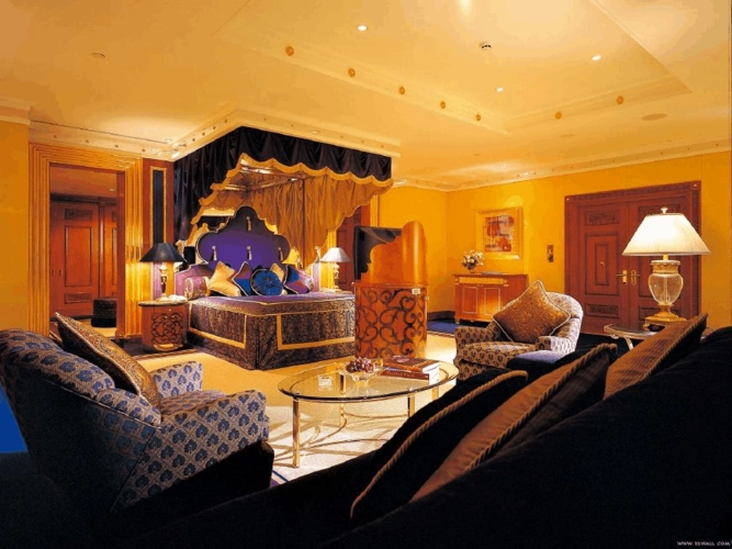 世界上第一家七星级酒店,高321米,睡一晚总统套房要两万美金