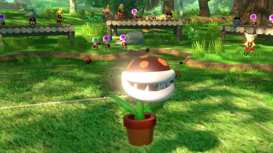 《马里奥网球aces》食人花参战演示