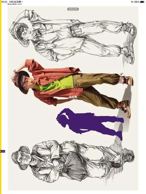 给你们照片临摹速写