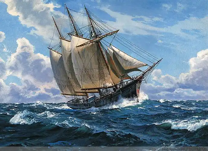 vickery大海.帆船