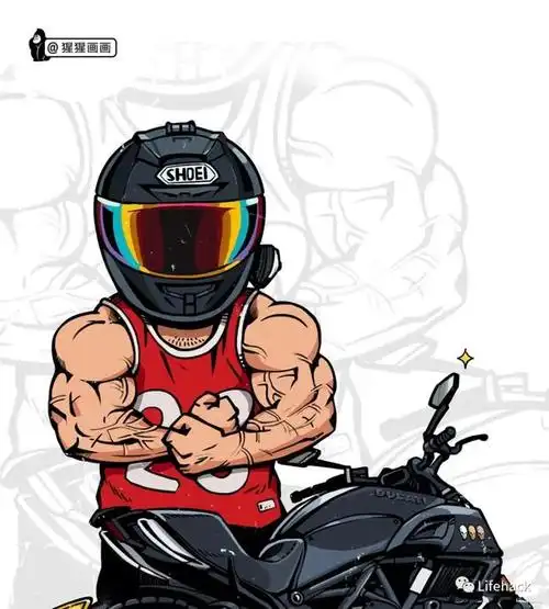 如果你是肌肉男,也想拥有自己的漫画形象,不妨去他的微博勾搭一下