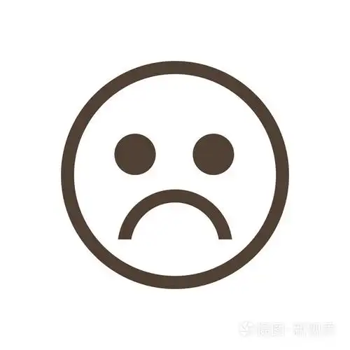 悲伤的表情矢量图标