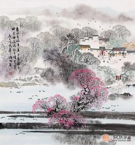 手绘山水国画让你眼前一亮!