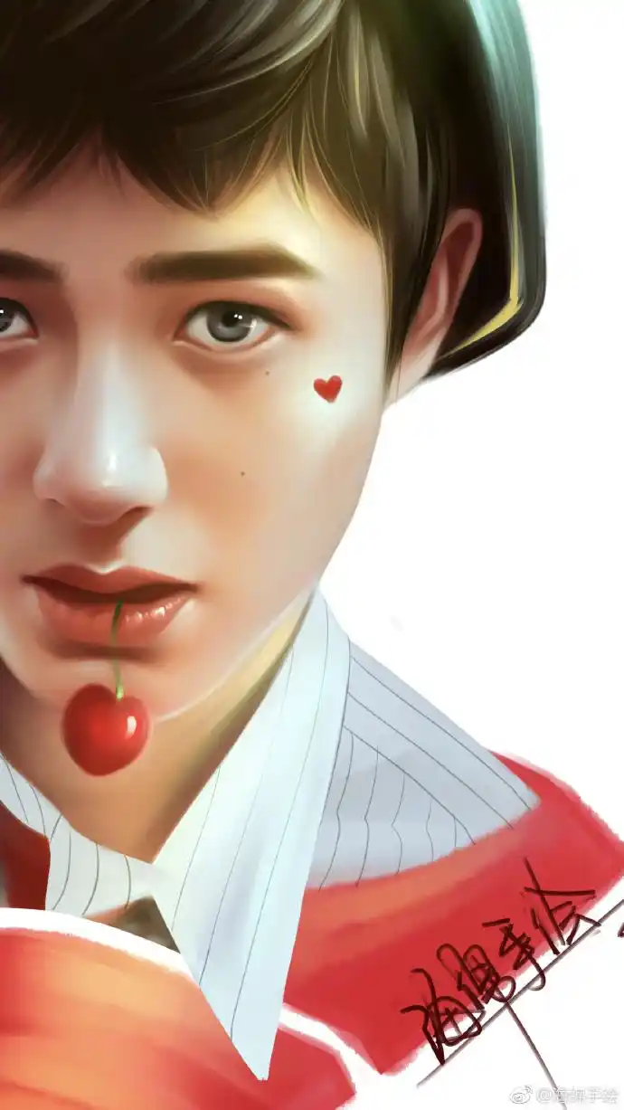 刘昊然##海绵手绘##刘昊然远大前程#第一次绘昊然小哥哥[偷乐]请多多