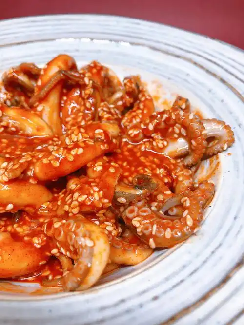 fun局局长做的年夜饭韩式辣拌八爪鱼无限回做巨好吃雪碧八爪鱼味付