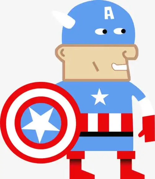 复仇者联盟q版卡通美国队长