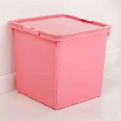 收纳密封正方形方形塑料盒化状品整理玩具储物盒收纳箱