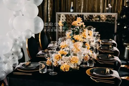 高端奢华的黑金生日派对,美爆了!