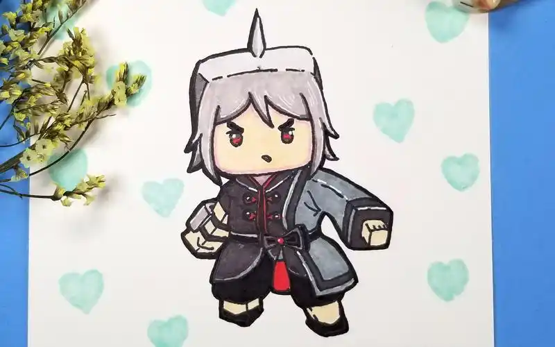 手绘叶小龙,迷你世界系列手绘小卡片来啦,有你喜欢的么