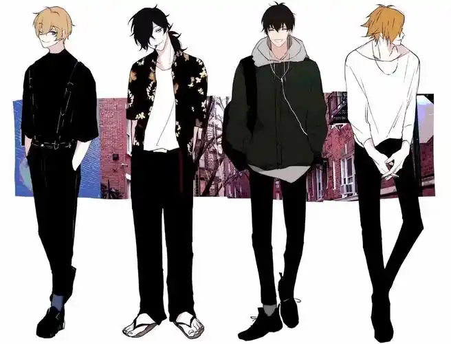 漫画男生服饰 - 堆糖,美图壁纸兴趣社区