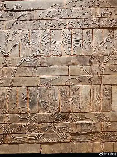 竹林七贤八贤南京博物院藏南京西善桥出土六朝竹林七贤砖画