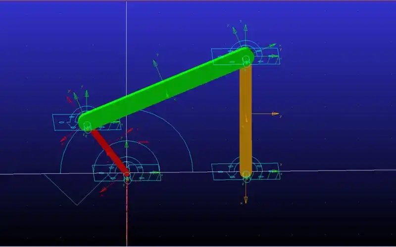 adams实例11——四连杆机构