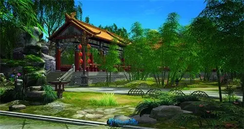 郁郁葱葱的御花园