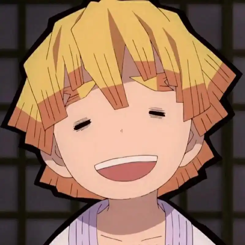 动漫头像 男生 鬼灭之刃 我妻善逸(一)