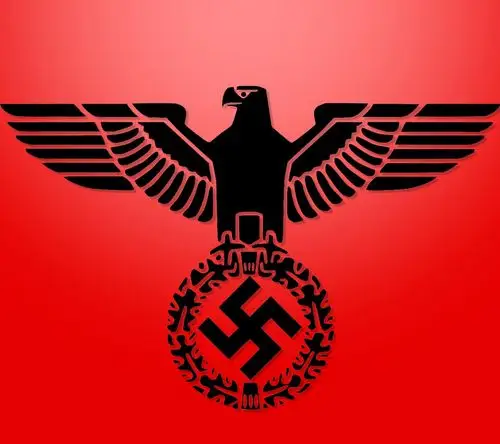 德国第三帝国纳粹党纳粹之鹰标志手机壁纸图片