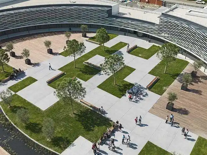 景观平面图校园