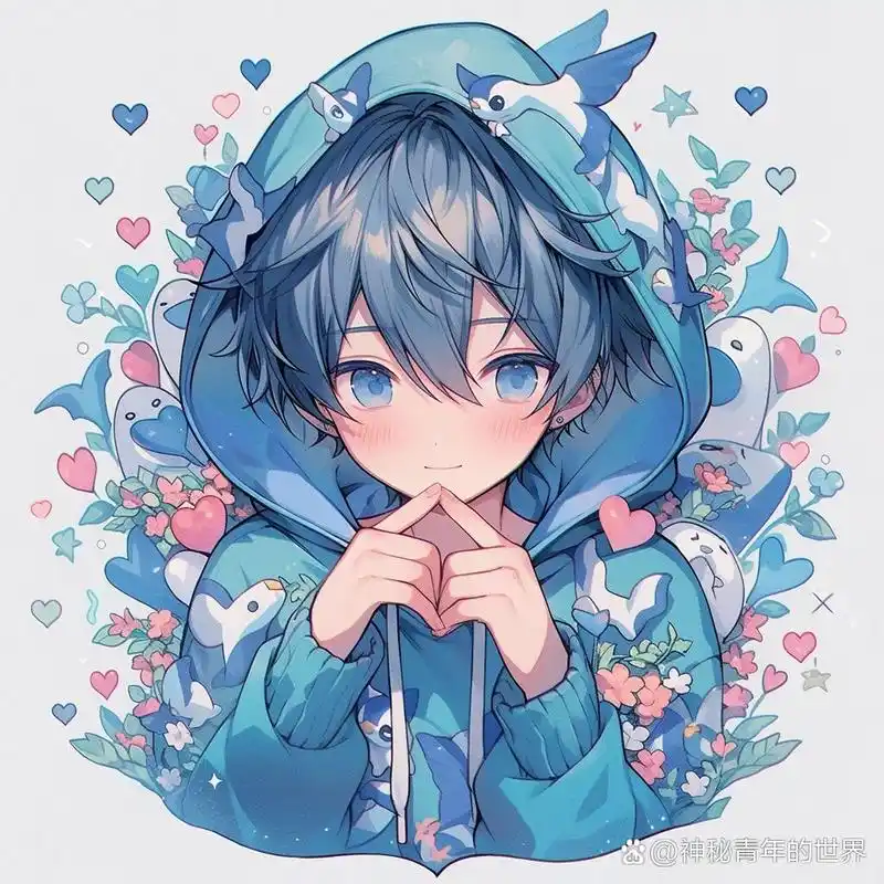 超级好看可爱治愈二次元男生头像来啦0415959595