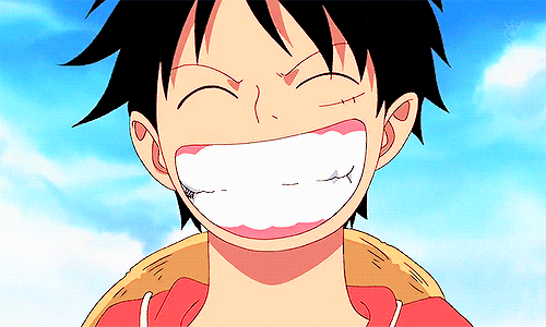 海贼王gif草帽gif蒙奇d路飞gif动漫gif呲牙笑gif