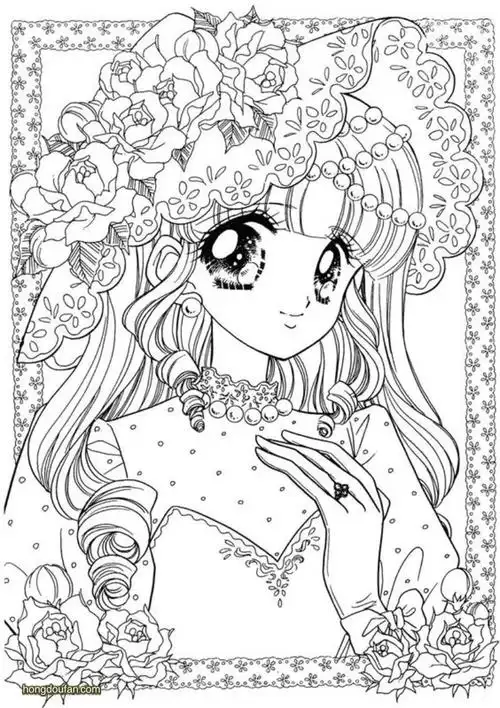 填色游戏,女生,妈妈,妹妹,姐姐,姐姐简笔画,小甜甜,日本漫画,涂色游戏