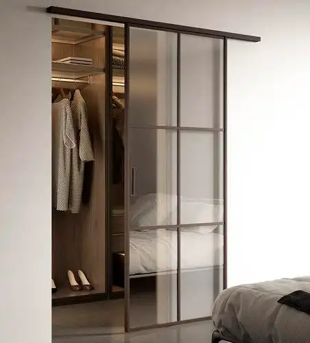 木质步入式衣柜门factory1950tv3supersilverchiarosatinato