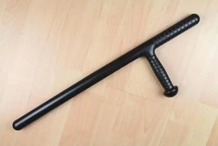 包邮保安安保器材治安巡逻装备t型棍拐棍橡胶棍pc橡胶棒