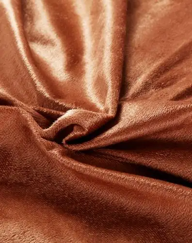 加厚保暖天鹅绒四件套-深咖配浅咖