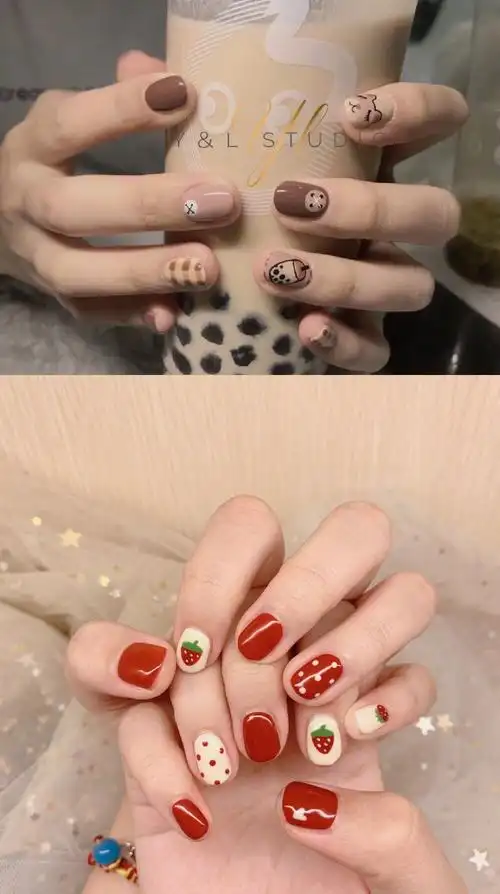 种草18款冬日美甲参考