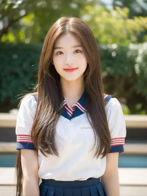 美女青春风采校园女神惊艳亮相甜美学生制服穿搭展现青春无敌魅力