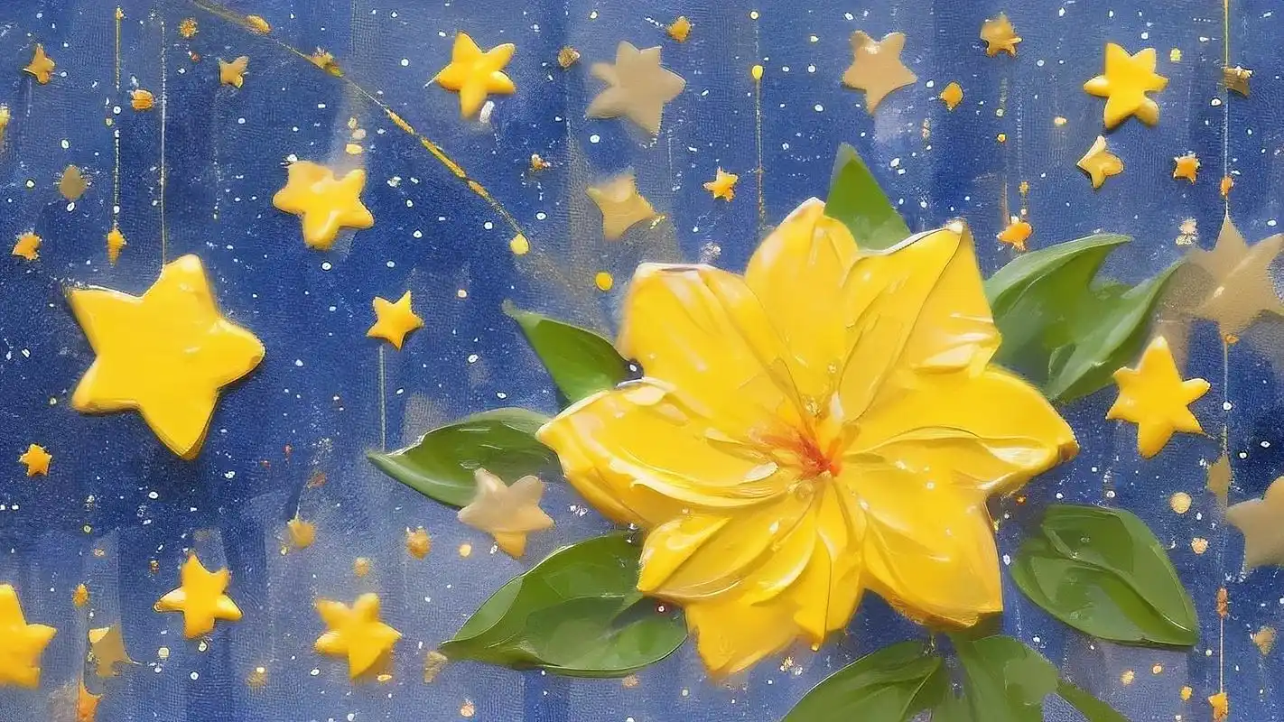 99炫彩黄色星空背景图大放送90