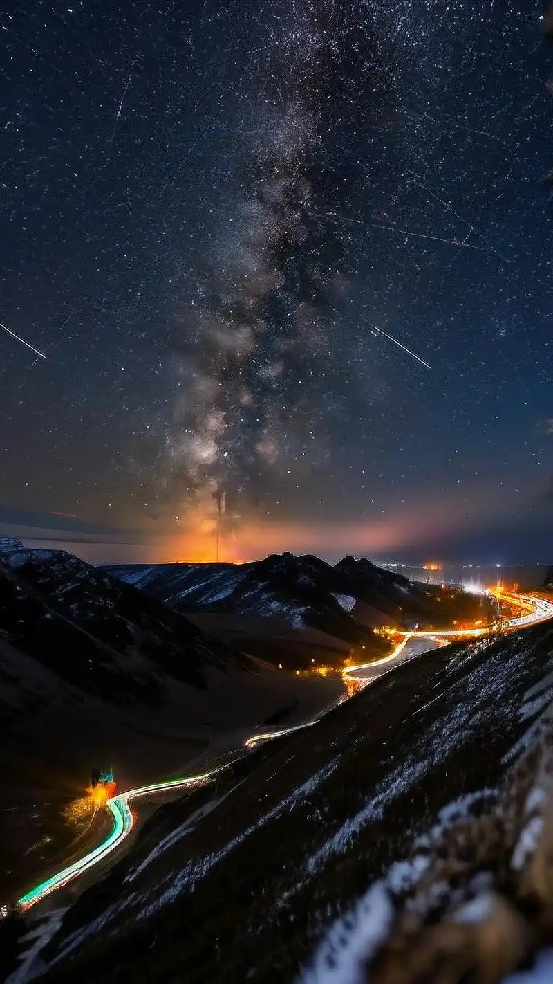 今天给你们带来一组超级美的星空壁纸,每一张都让人仿佛置身于浩瀚